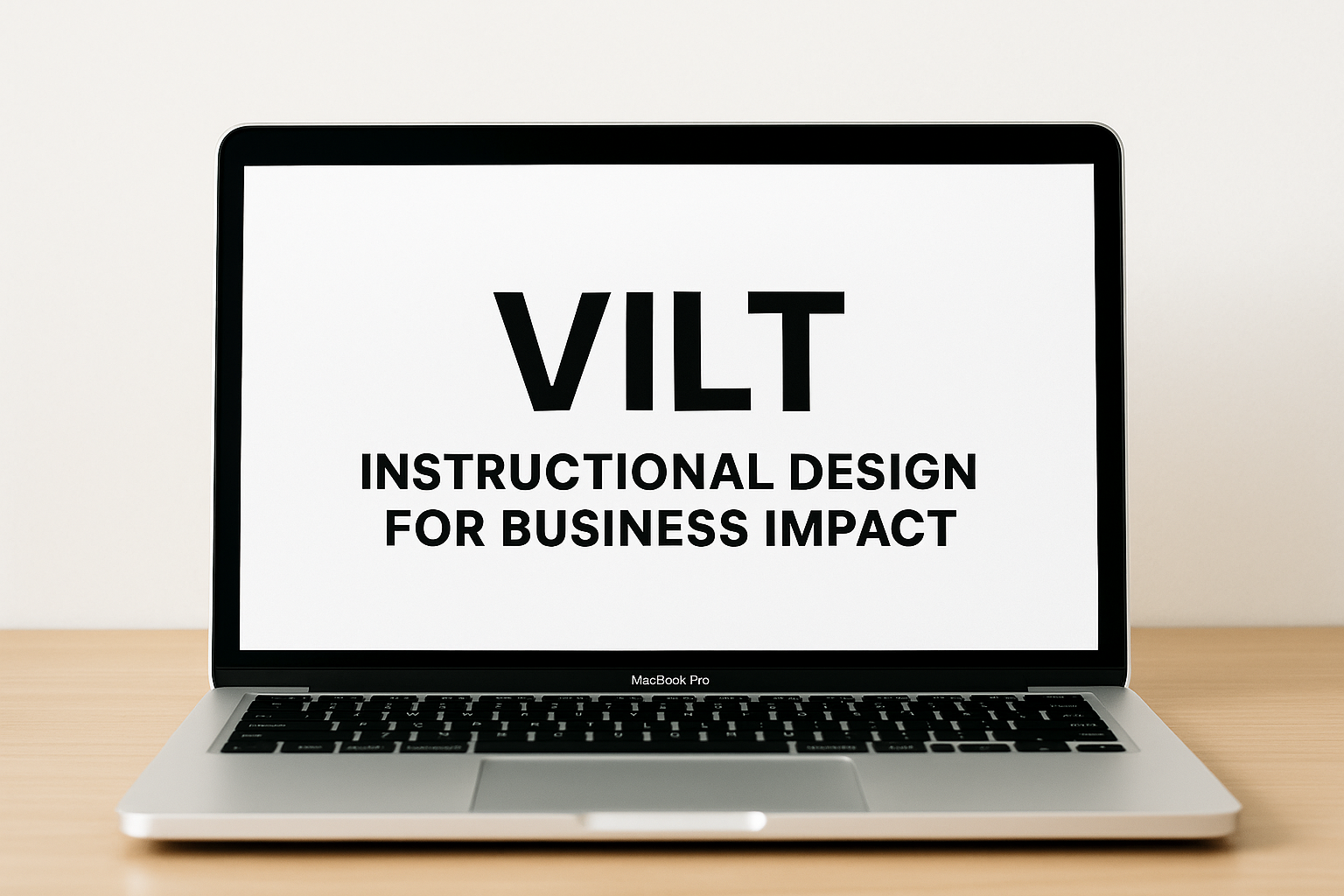 VILT words on a Macbook Pro Laptop screen